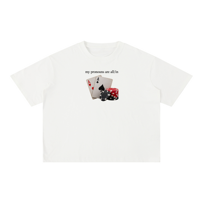 Mineral Wash Boxy Cotton T-Shirt